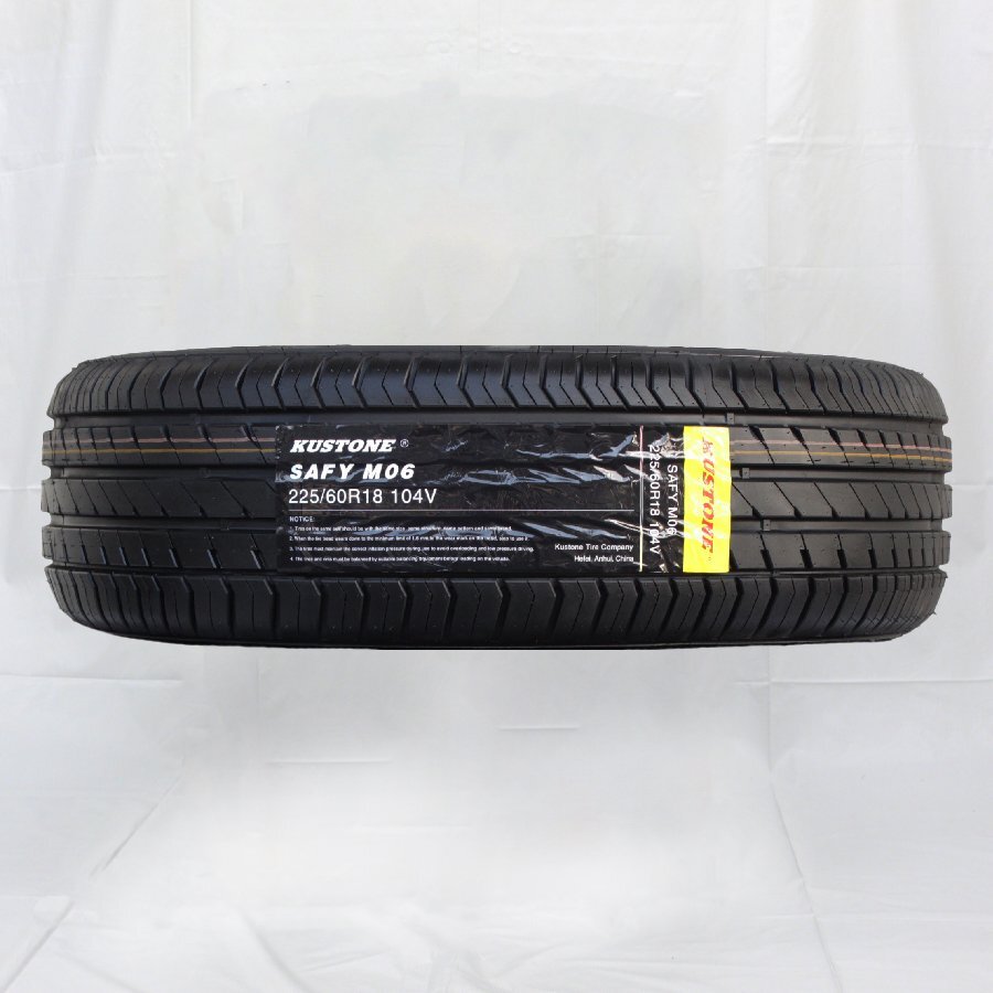 送料無料 225/60R18 104V XL KUSTONE SAFY M06 23年製 新品 サマータイヤ 1本価格 【セール品】_画像1