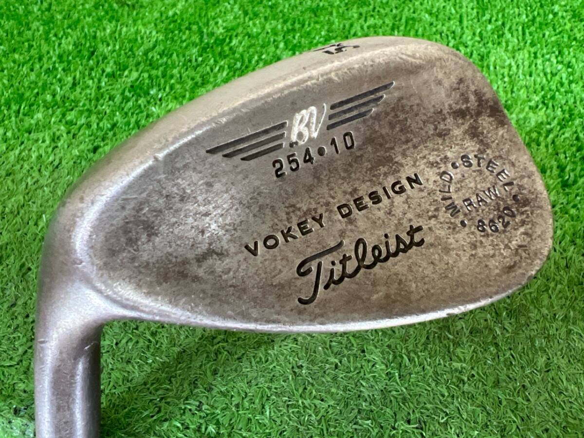 【レフティ/左利き/希少】Titleist VOKEY DESIGN 254・10 8620 タイトリスト ボーケイ ノーメッキ仕上 54度（10度） DynamicGold S200の画像1