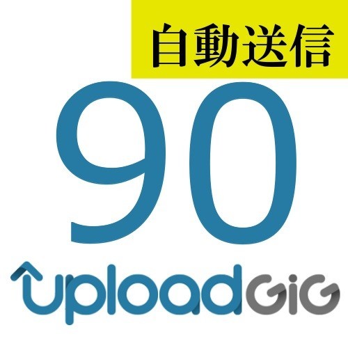 [ automatic sending ]UploadGiG premium 90 days general 1 minute degree . automatic sending does 