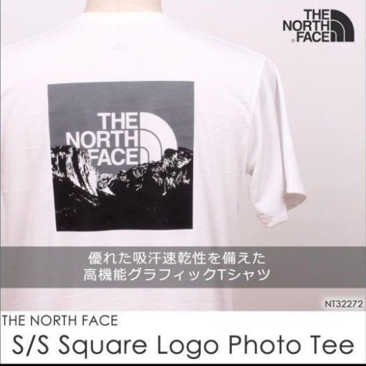 ノースフェイス THE NORTH FACE ショートスリーブ スクエアロゴフォトティー （メンズ） 半袖 NT32272-W
