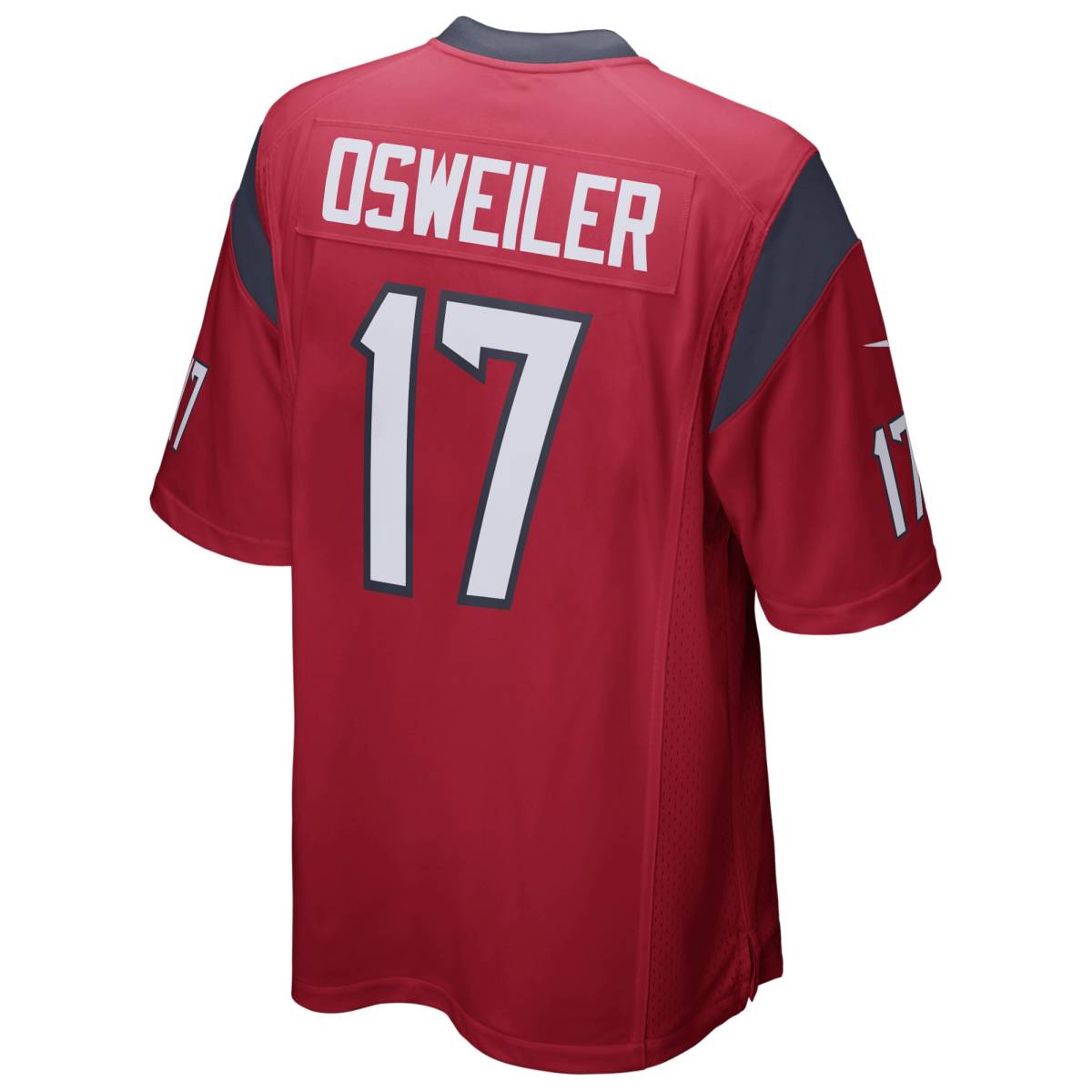 BA47)NIKE HoustonTexans Brock Osweiler ゲームシャツ/NFL/ヒューストン・テキサンズ/赤/L/正規_画像3