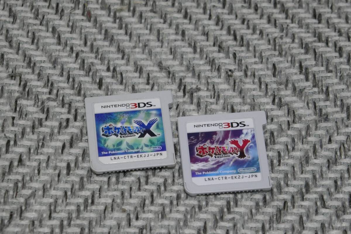 ３ＤＳソフトのみ◆ ポケットモンスター X+Y /２本セット_画像1