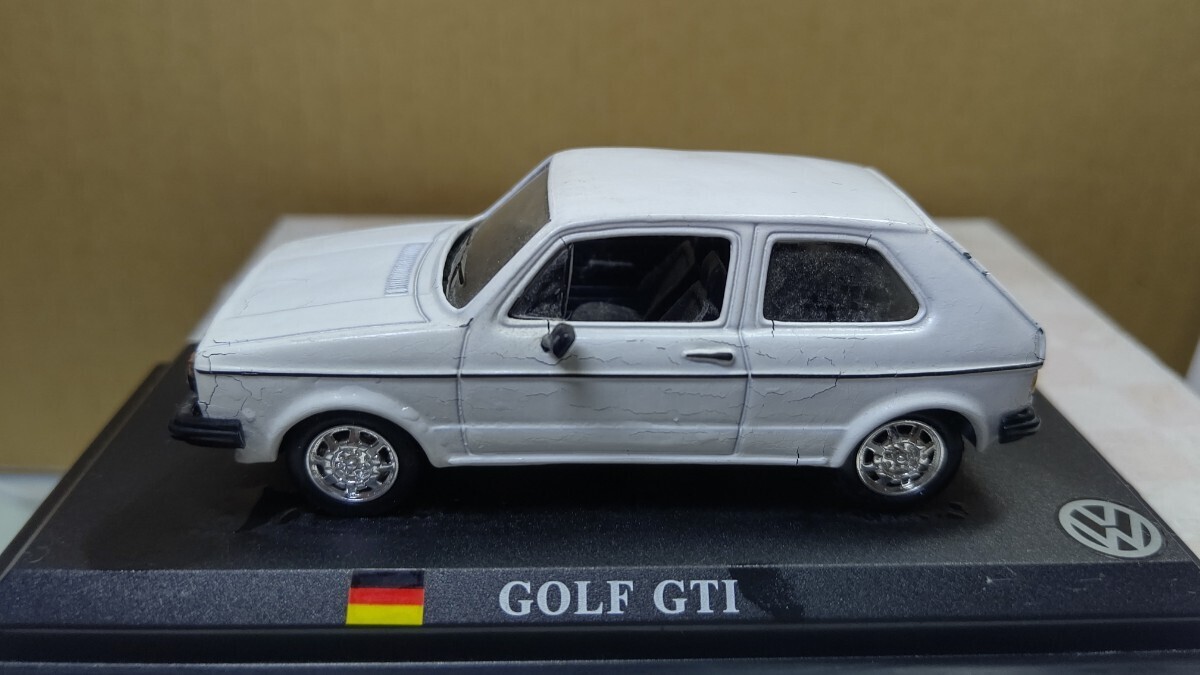 処分市スケール 1/43 GOLF GT1 ！ ドイツ 世界の名車コレクション！ デル プラド カーコレクション！ 塗装に割れあります。_画像1