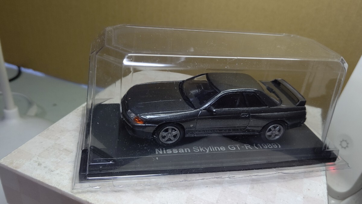 スケール 1/43 Nissan Skyline GT-R (1989年) ！ 日産 スカイライン GT-R ！ 国産名車コレクション！右ミラー欠落。_画像10