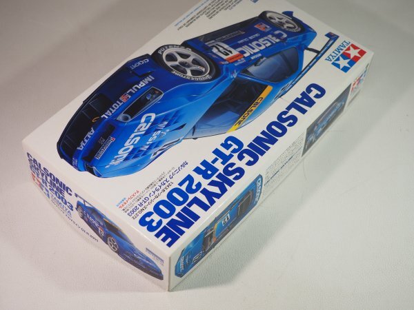 ☆A9159☆未組立★タミヤ 1/24 カルソニック スカイライン GT-R 2003 スポーツカーシリーズ NO.272_画像2
