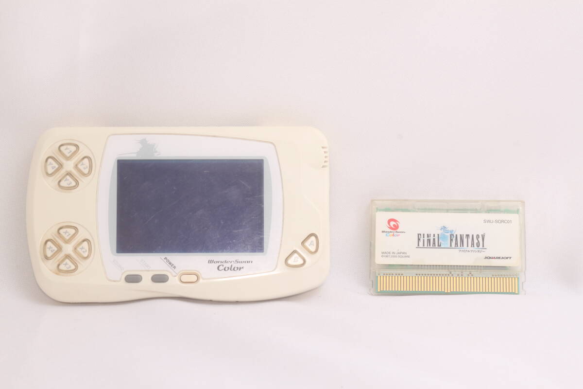 ★ワンダースワンカラー 本体 ゲームソフト セット ファイナルファンタジー FF同梱版 動作確認済 BANDAI WonderSwan Color FINAL FANTASY_画像1