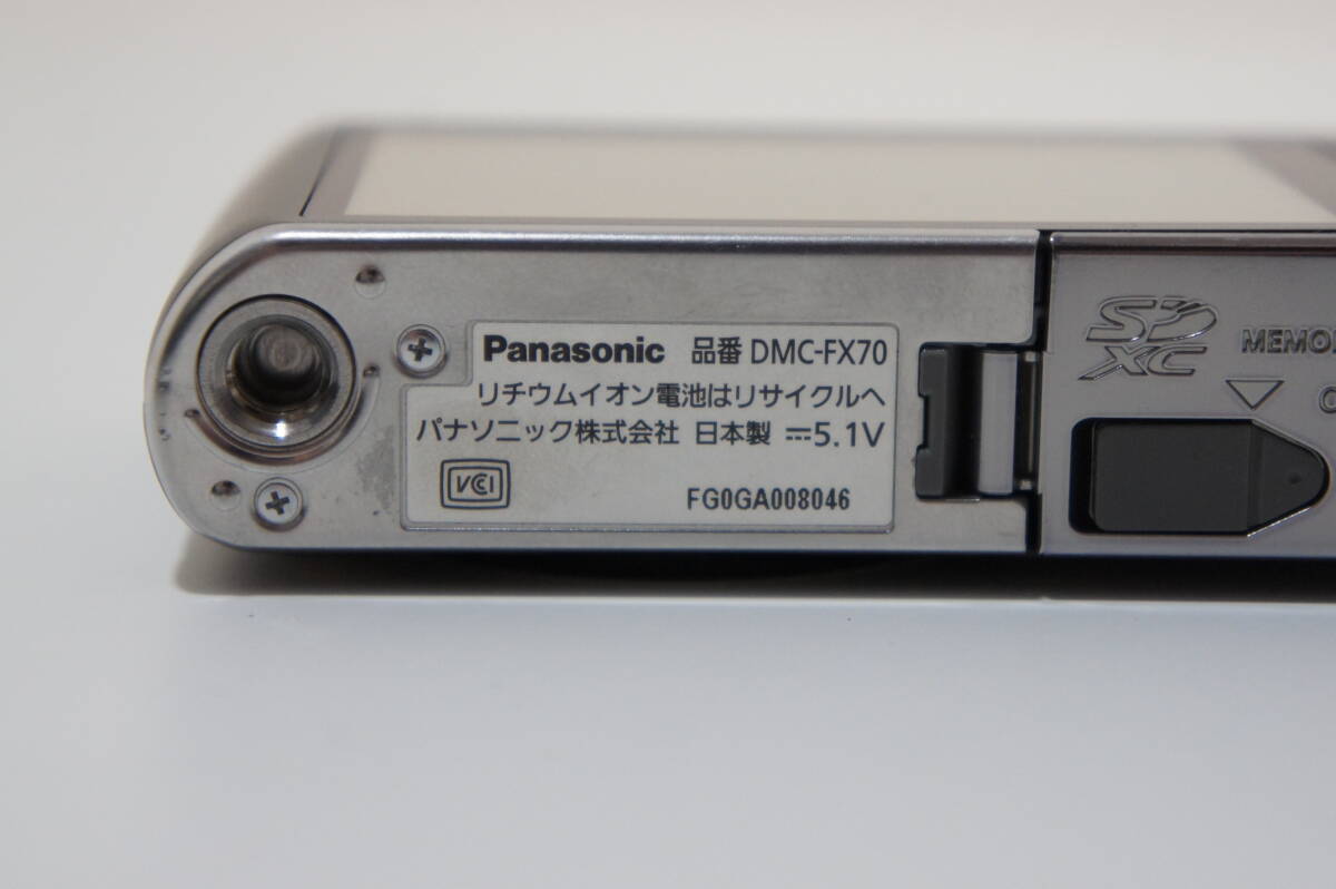 【撮影確認済み】Panasonic パナソニック コンパクトデジタルカメラ LUMIX DMC-FX70 コンデジ デジカメの画像7
