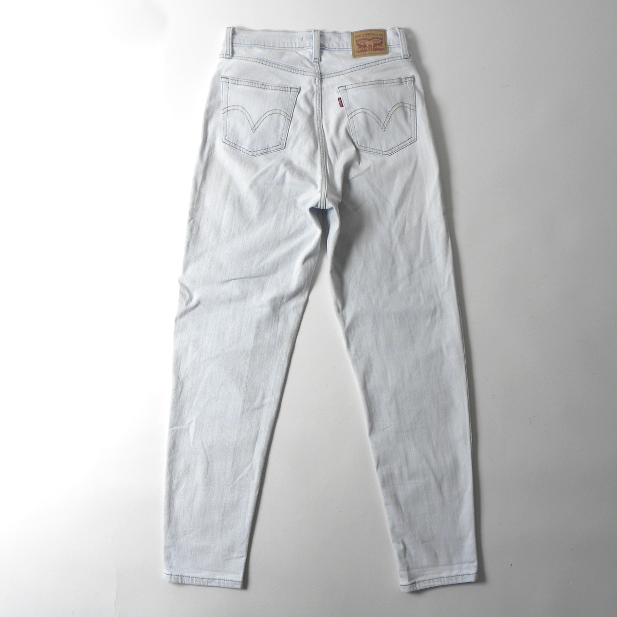 リーバイス Levi's BORROWED FROM THE BOYS ハイライズ ボーイフレンドテーパードフィットデニム ジーンズ 紙パッチ W27 l0507-2_画像1