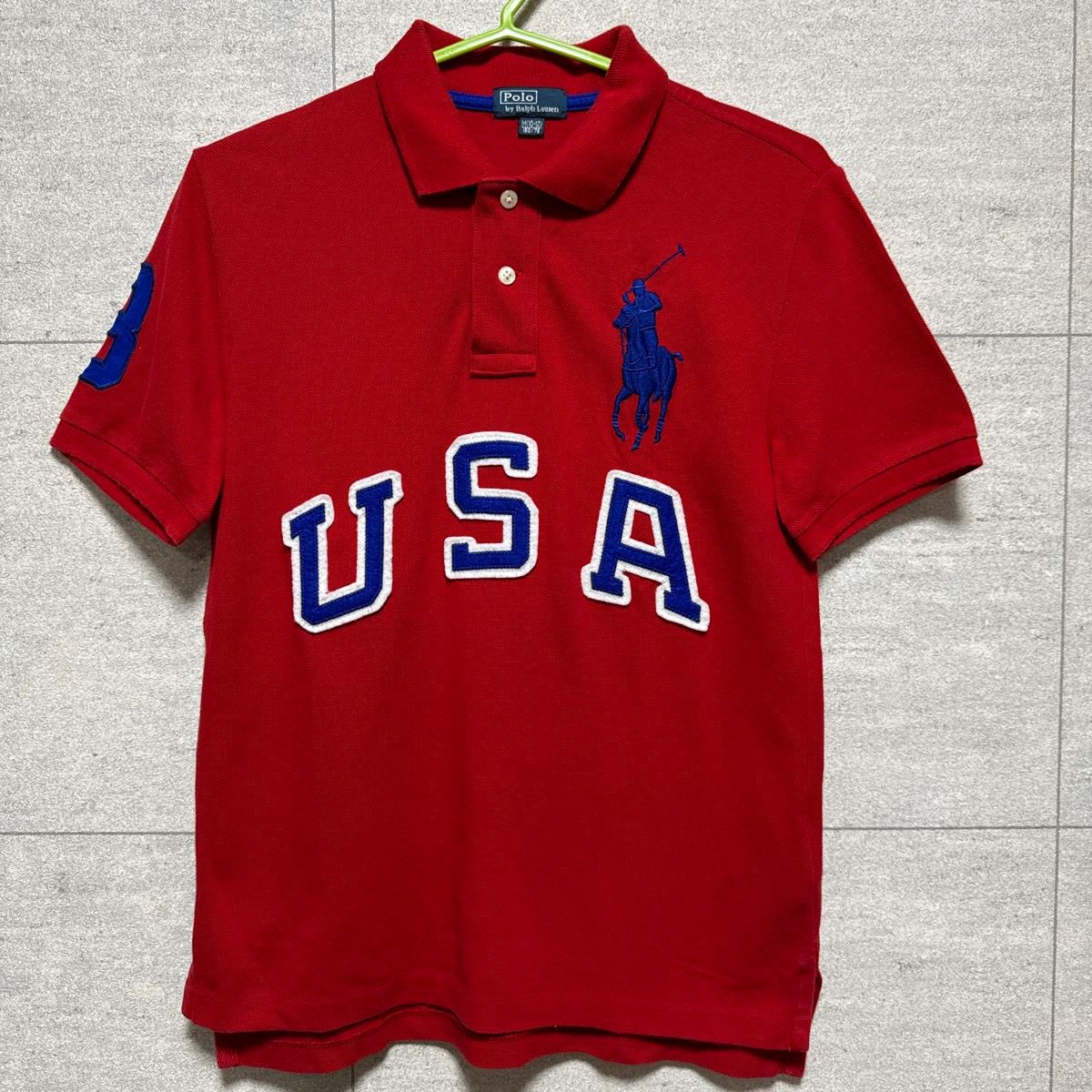 POLO by RALPH LAUREN 半袖 ポロシャツ キッズ 子供服 赤