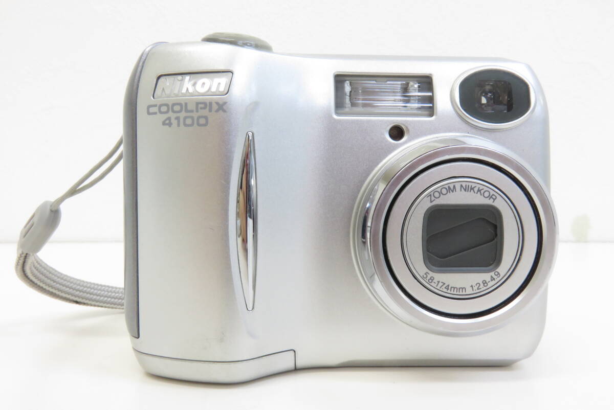 16598 上605-106 カメラ ニコン E4100 Nikon Coolpix 本体 コンパクト デジタルカメラ ジャンク品 ヤ60の画像1