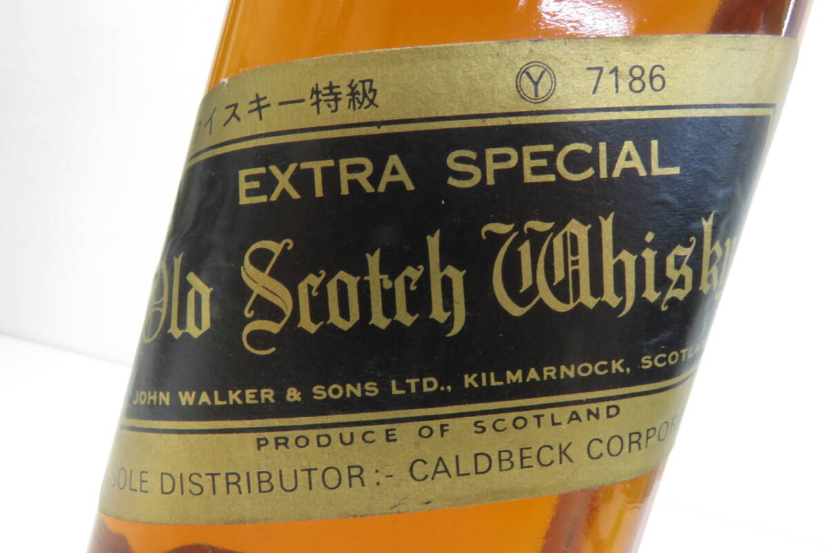 2066 on 605-216 sake Johnny War car black label extra special gold cap 760ml 43% not yet . plug old sake 60