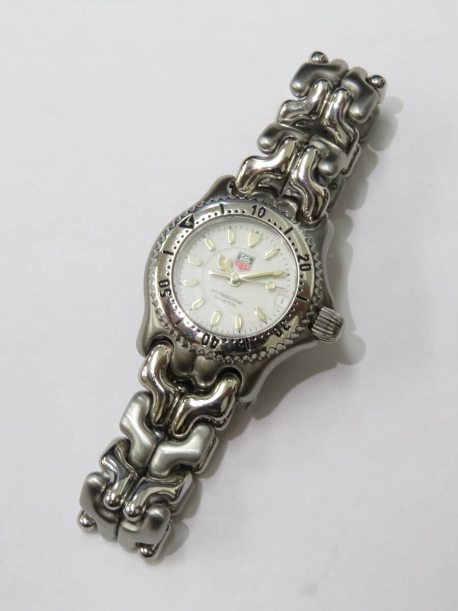 16569 小605-081 腕時計 タグホイヤー プロフェッショナル WG1412-0 アナログ デイト クォーツ SS レディース TAG HEUER 60の画像5