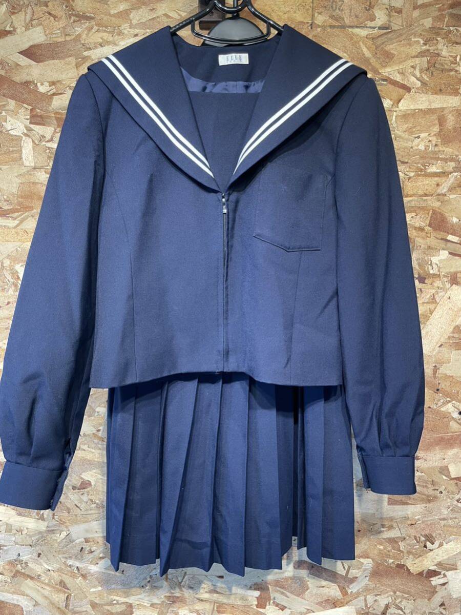中学 高校 女子 学生服 制服 冬服 セーラー服 愛知 コスプレ衣装 裏地付きの画像1
