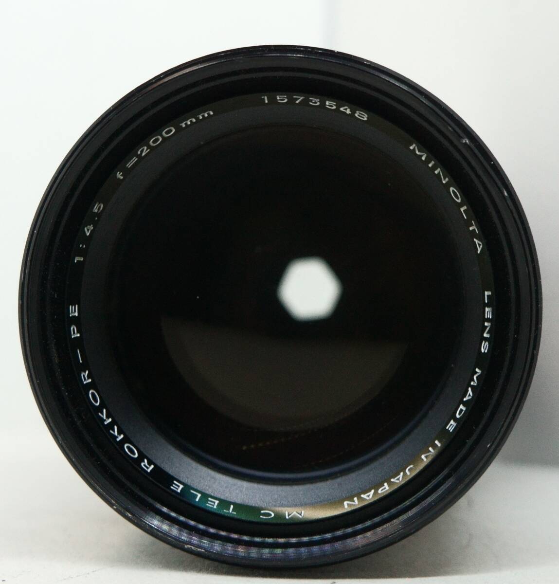 ~実写確認済~ ☆実用品・人気の望遠単焦点レンズ☆　ミノルタMDマウント用 MINOLTA MC TELE ROKKOR-PE f=200mm F4.5 (I0597)