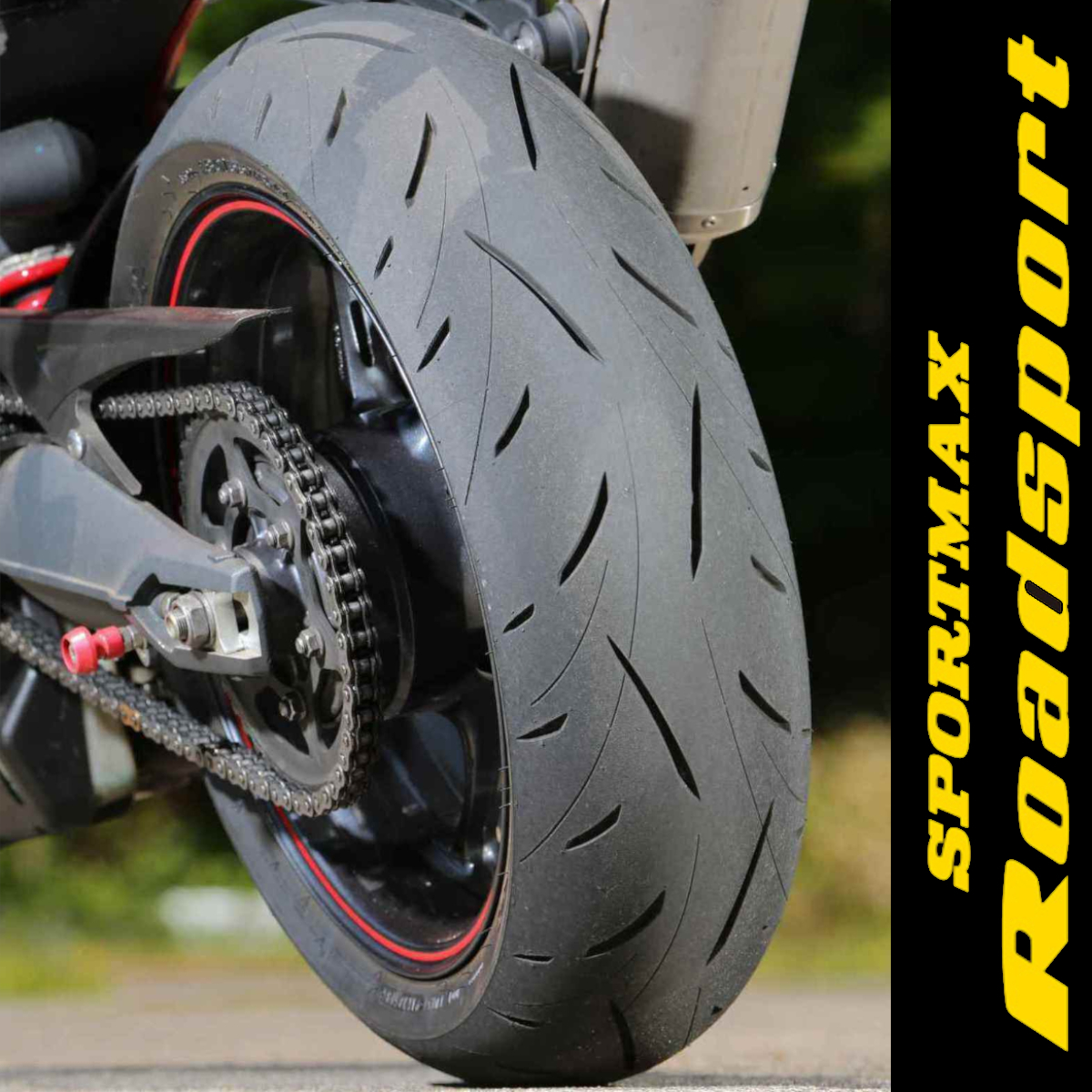 DUNLOP SPORTMAX Roadsport DUCATI HYPER ハイパー STRADA SP 848 EVOエボ 851 ストラーダ 888 SP 180/55ZR17 M/C 73W TL リア リヤ タイヤ_画像5