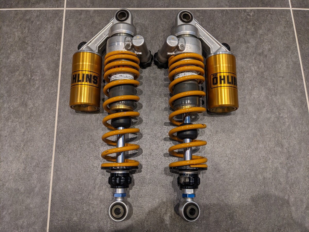 【OH済 美品】OHLINS フルアジャスタブル XJR1300純正 XJR1200 V-MAX CB1300SF ZRX1200 1100 Z1 Z2 ゼファー750 Z1000mk2 Z750FX _画像2