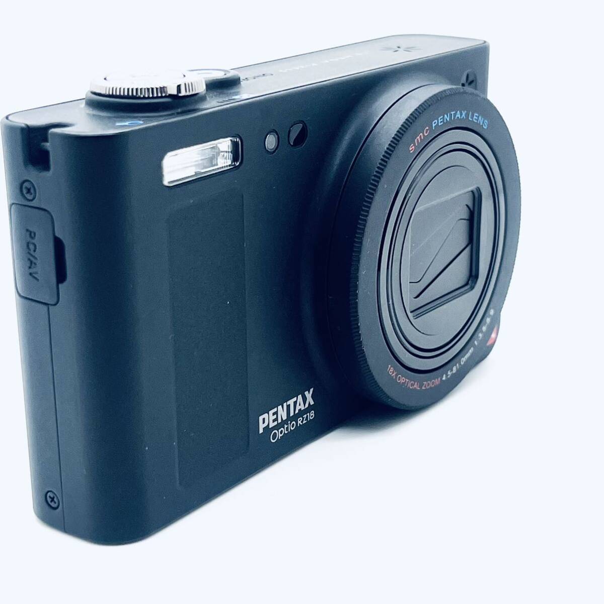 【動作品】ペンタックス PENTAX /O ptio RZ18 オプティオ /黒 ブラック/箱、説明書、CD、充電器、バッテリー 付属品多数_画像3