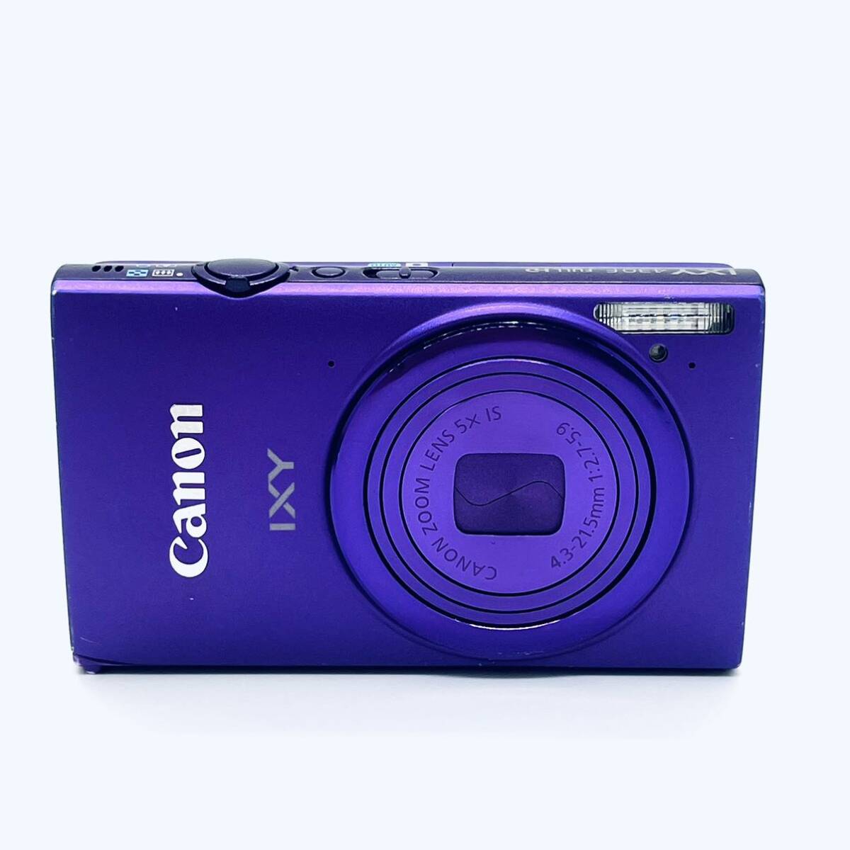 【動作品】Canon IXY 430f デジタルカメラ/バッテリー 充電器　/キャノン デジカメ コンデジ/パープル_画像2