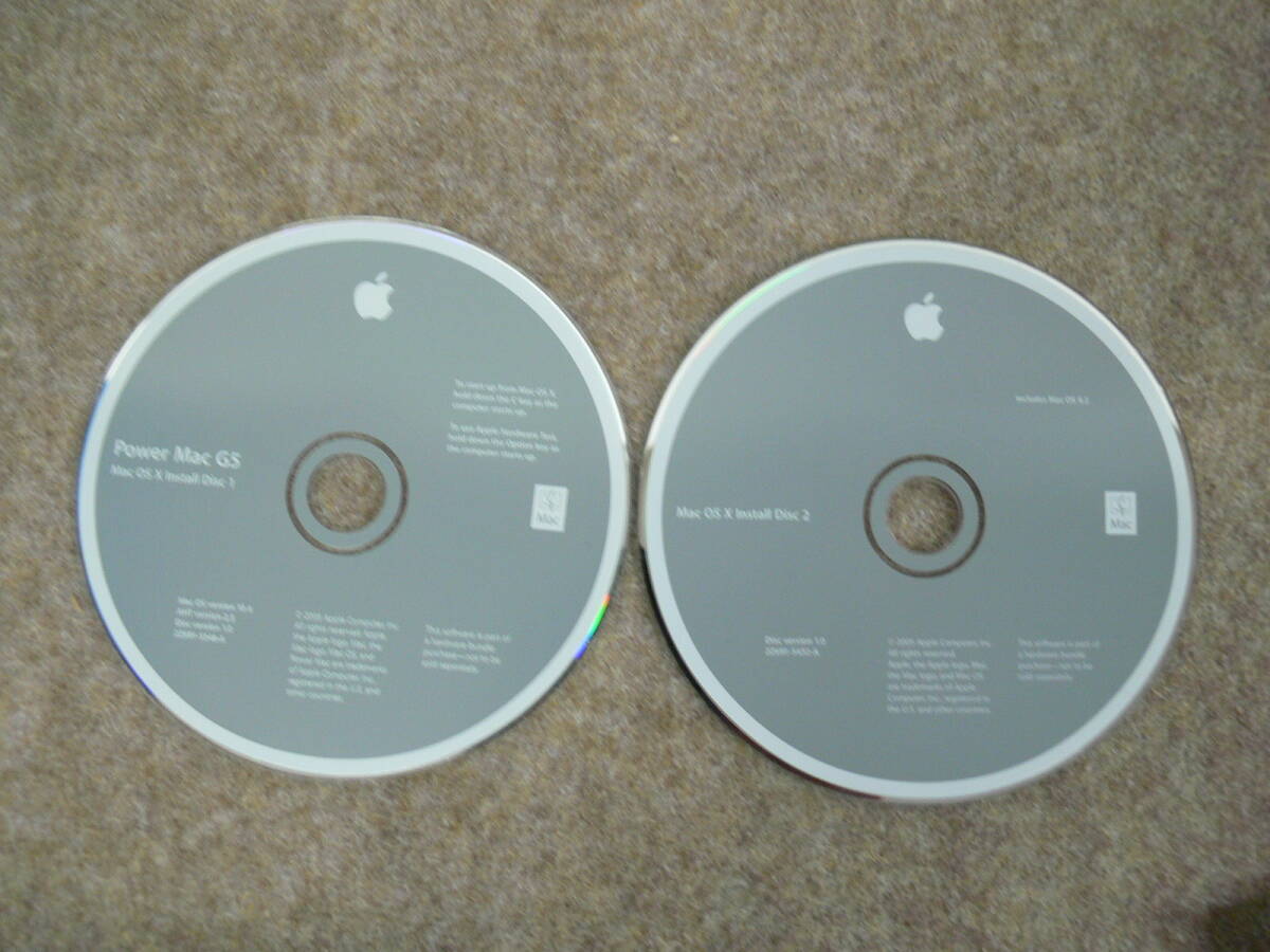Apple PowerMac G5用 Mac OS Ⅹ Install Disc (2Z691-5348-A/2Z691-5432-A)_画像1