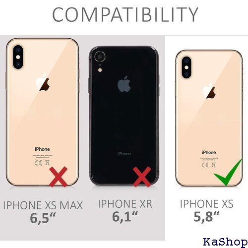 kwmobile スマホショルダー 対応: Apple PU カバー ストラップ付き - 肩掛け 首掛け 耐衝撃 56_画像6