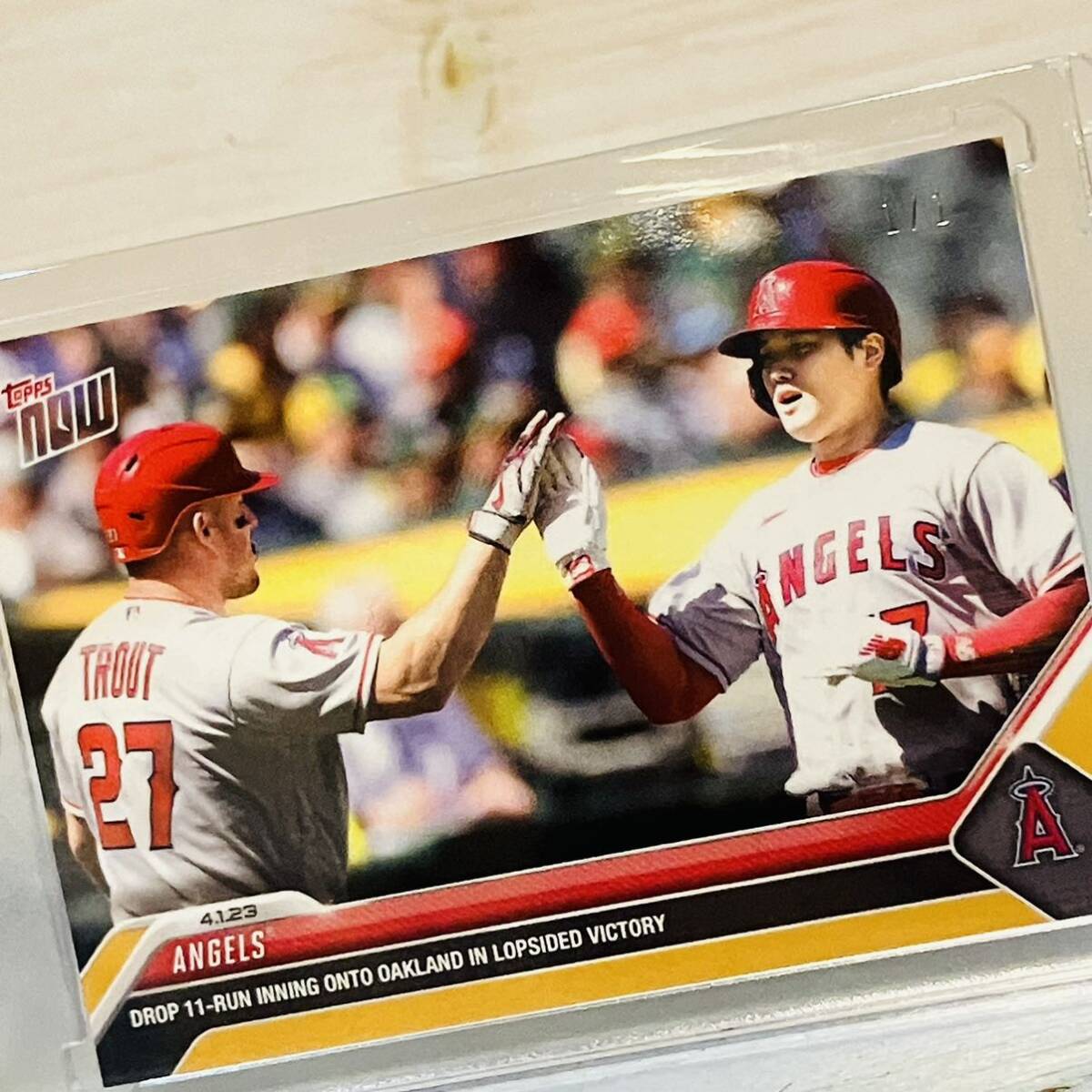 Yahoo!オークション - 世界に1枚 大谷翔平 マイク トラウト Yahoo!オークション - 世界に1枚 大谷翔平 マイク トラウト