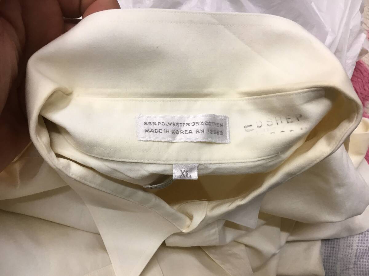 ヴィンテージ クリスチャンディオール サファリシャツ 半袖シャツ XL ビッグサイズ クリーム系 大きめ_画像6