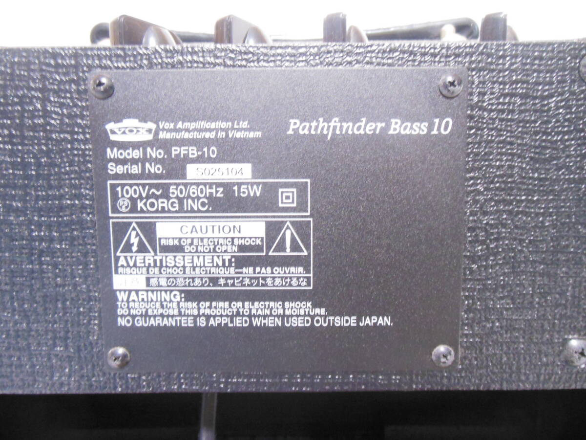 [ включая доставку ]VOX compact основа усилитель Pathfinder Bass 10 ( б/у / с руководством пользователя )