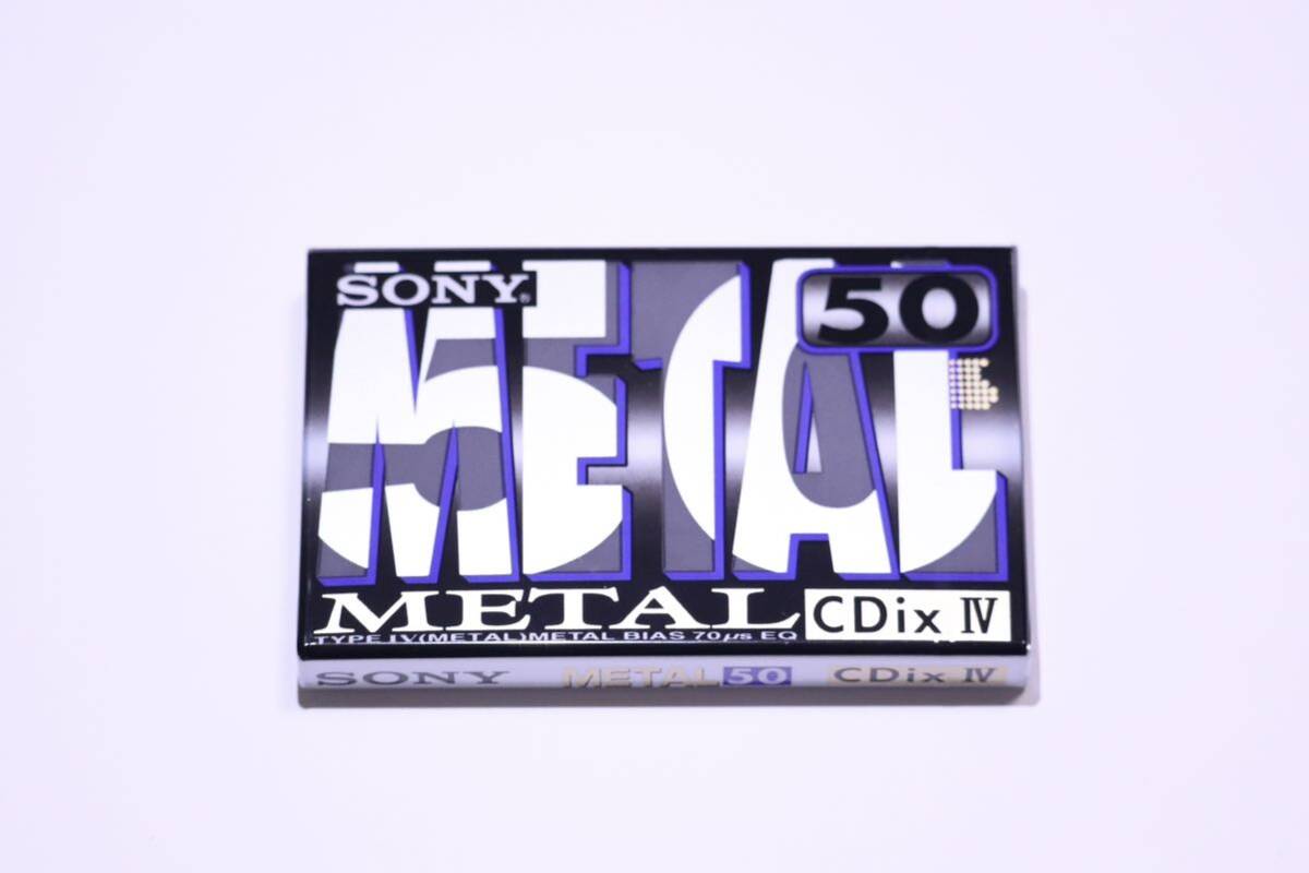 SONY кассетная лента metal позиция METAL CDix Ⅳ 50 новый товар нераспечатанный 