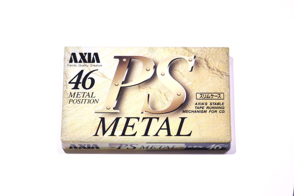 AXIA cassette tape metal position PS METAL 46 new goods unopened 