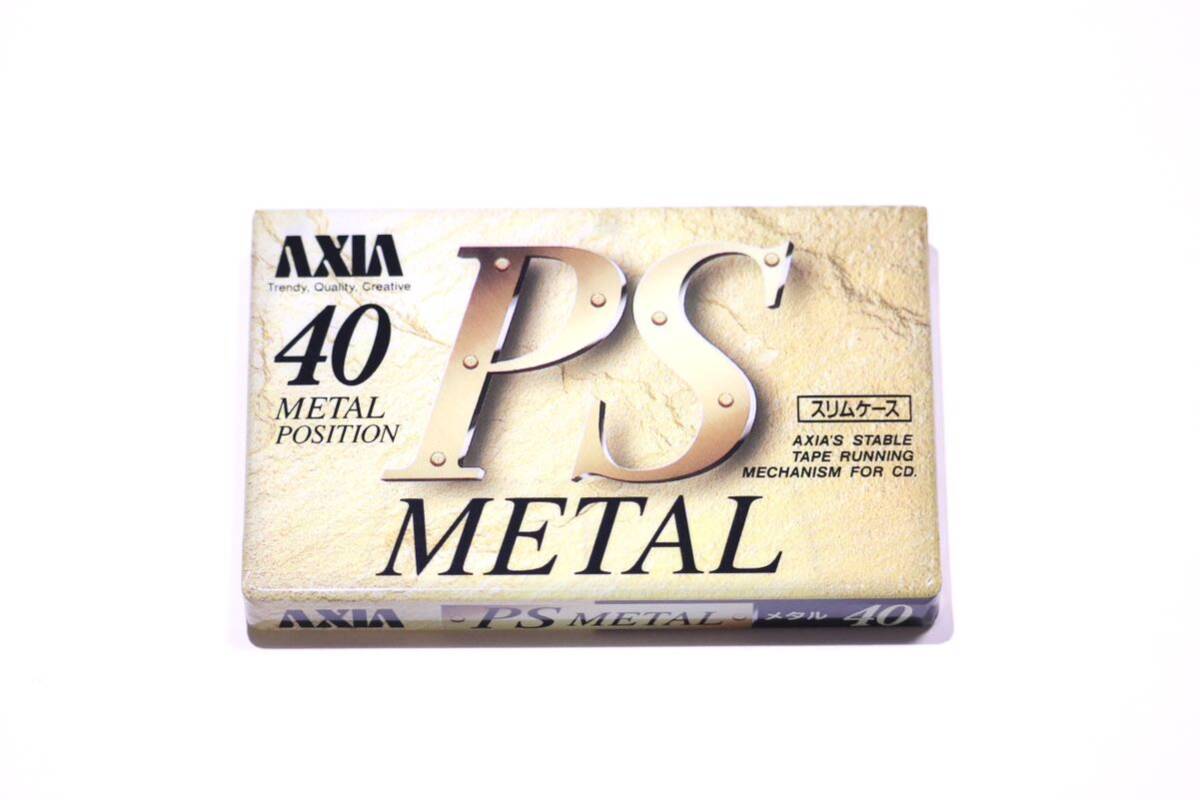 AXIA カセットテープ メタルテープ　PS METAL 40 メタルポジション　新品未開封_画像1