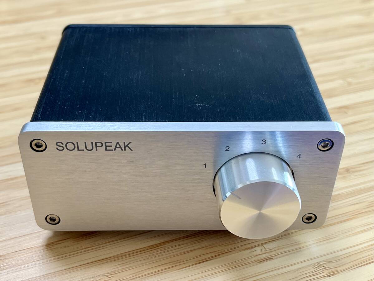 [Solupeak made audio * selector (AC adaptor attaching )| secondhand goods ]