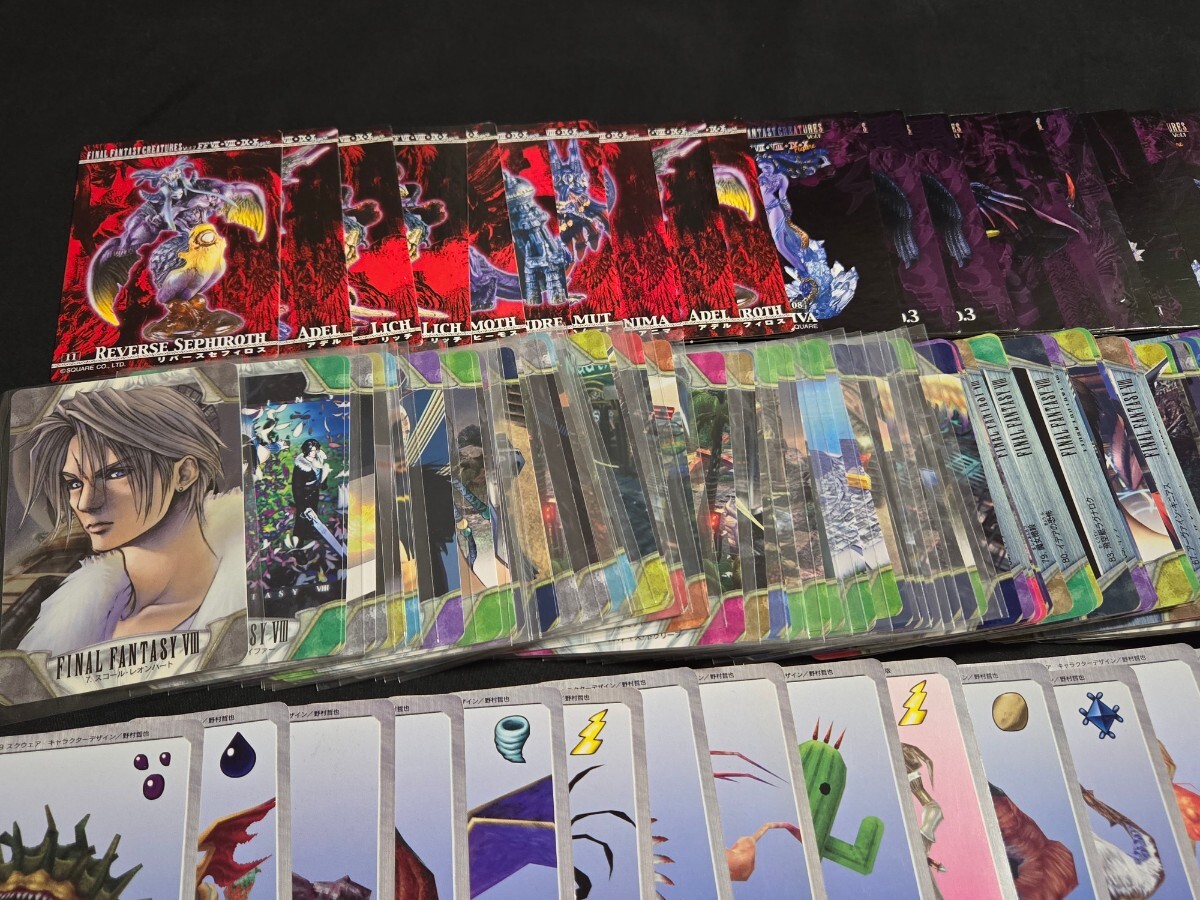  редкий Final Fantasy 8 FF8 Carddas тормозные колодки z Triple Try Ad Carddas стикер коллекция различный много суммировать комплект 