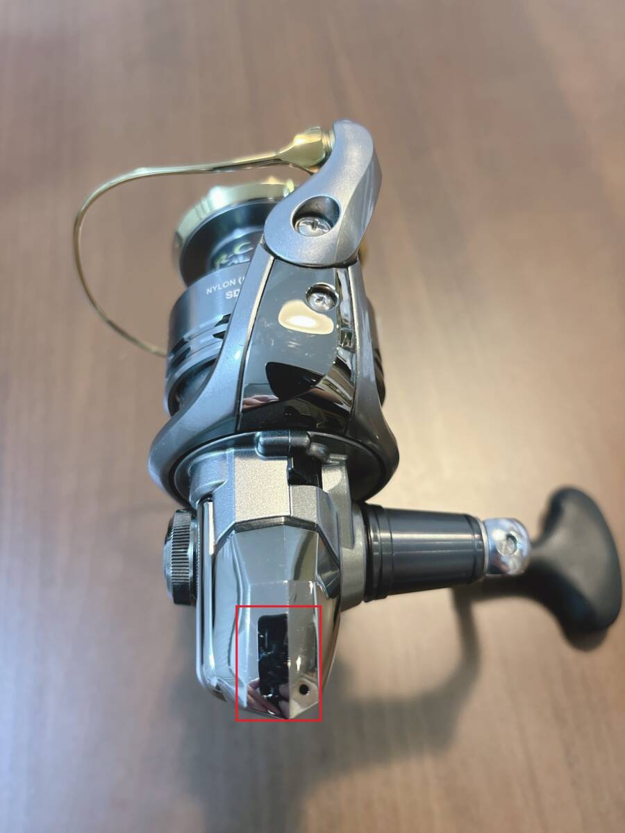 美品 11ツインパワーC3000HG SHIMANO 11 TWIN POWER スピニングリール 中古品_画像6