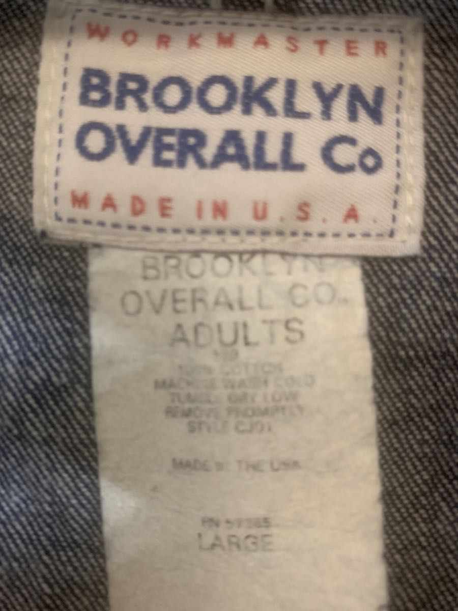 【値下げ】〈BROOKLYN OVERALL(ブルックリンオーバーオール)〉デニムジャケット　デニムカバーオール　