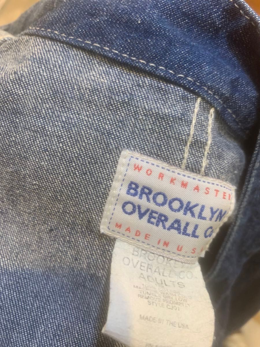 【値下げ】〈BROOKLYN OVERALL(ブルックリンオーバーオール)〉デニムジャケット　デニムカバーオール　