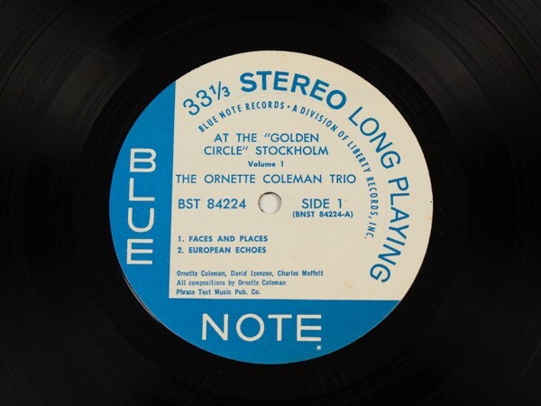 ◇米盤 The Ornette Coleman Trio/At The Golden Circle Stockholm Volume One/LP、BST84224 #P09YK2_画像3