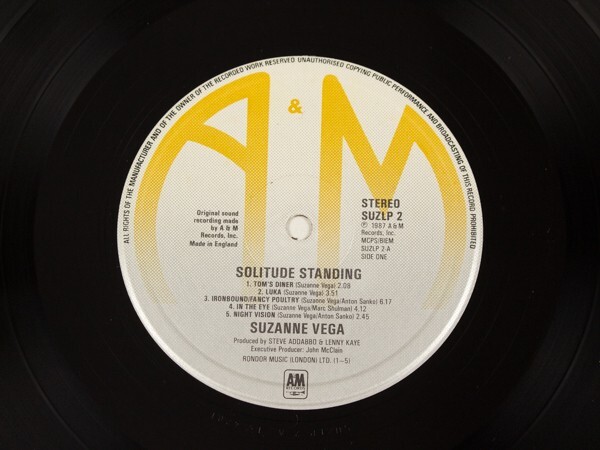 ◇英盤 スザンヌ・ヴェガ Suzanne Vega/Solitude Standing/LP、SUZLP2 #P09YK4_画像3