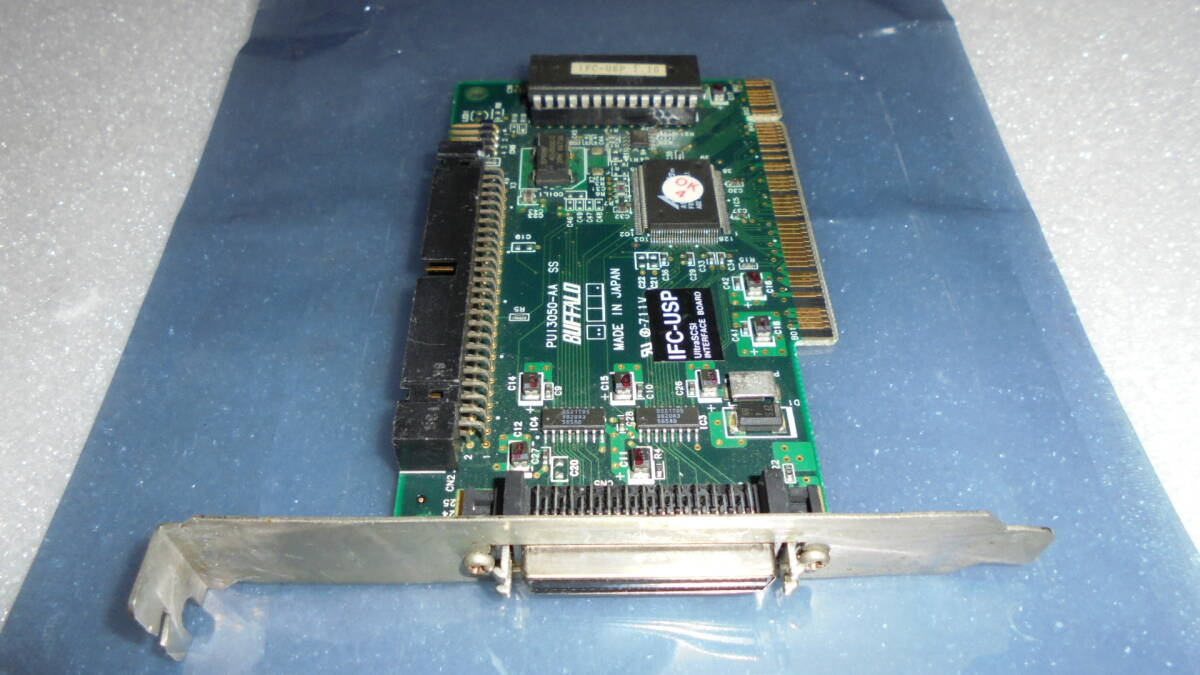 240516003★BUFFALO IFC-USP UltraSCSI PCIバス用 インターフェースボード AT互換機 PC-9800シリーズ_画像1
