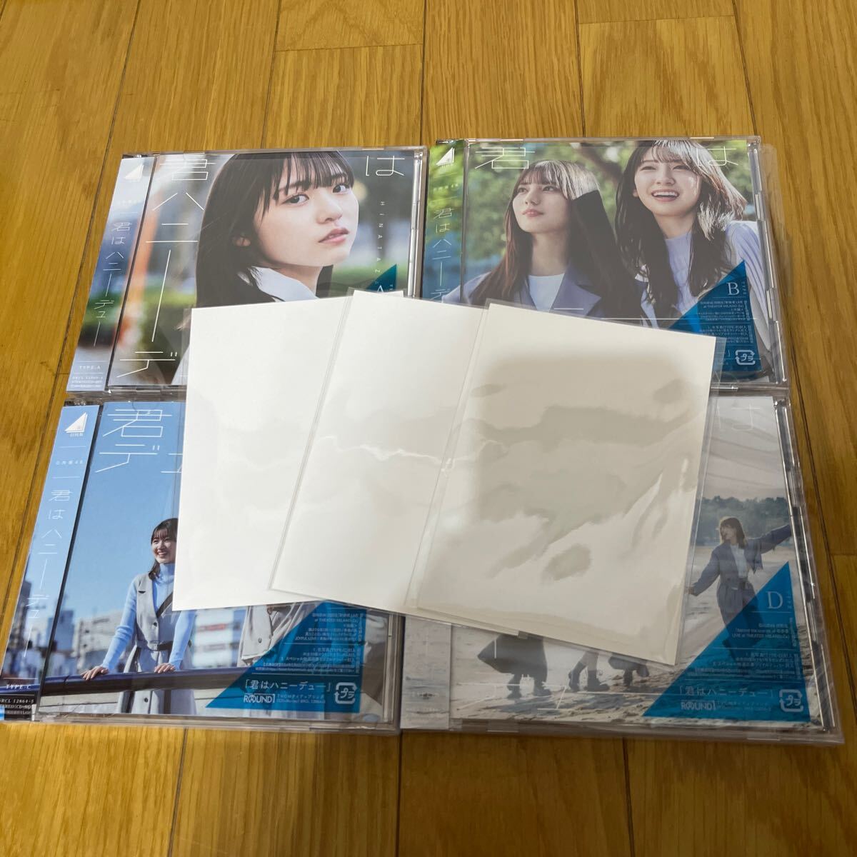 日向坂46 11th 君はハニーデュー CD Blu-ra初回仕様限定盤ABCD 4枚セット 写真3枚付きの画像1