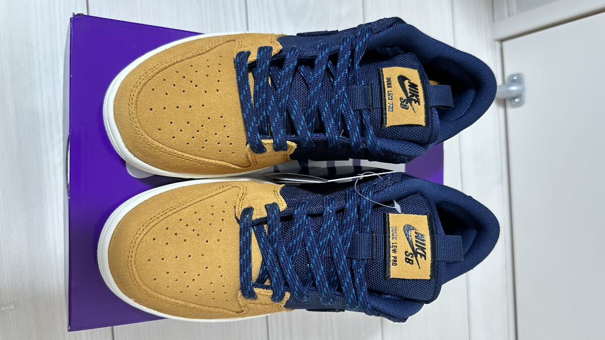 NIKE SB DUNK Low Desert Ochre and Midnight Navyナイキ SB ダンク ロー デザートオークル アンド ミッドナイトネイビー_画像5