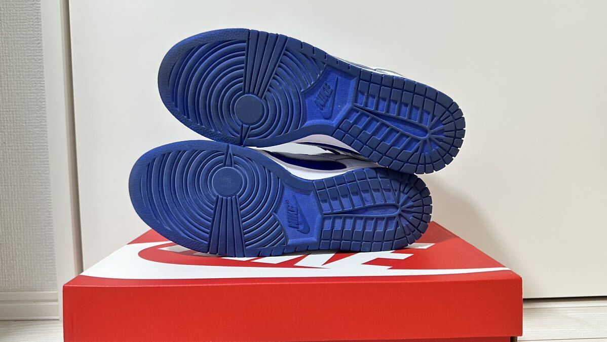 Nike Dunk Low Retro Racer Blue and Whiteナイキ ダンク ロー レトロ レーサーブルー アンド ホワイト 26.0cm_画像5