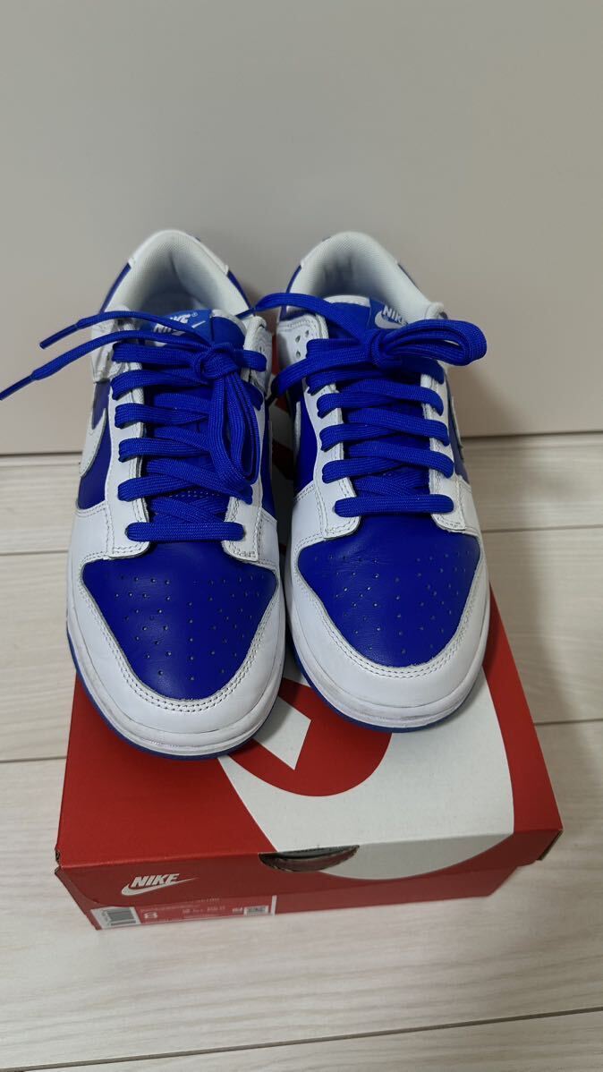 Nike Dunk Low Retro Racer Blue and Whiteナイキ ダンク ロー レトロ レーサーブルー アンド ホワイト 26.0cm_画像2