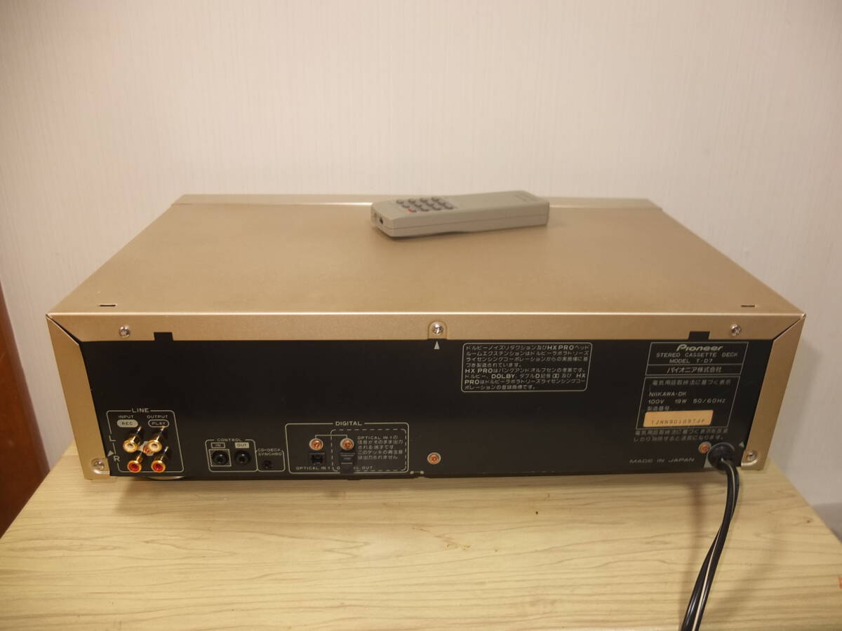 Pioneer/ Pioneer T-D7 кассетная дека с дистанционным пультом DIGITAL PROCESSING