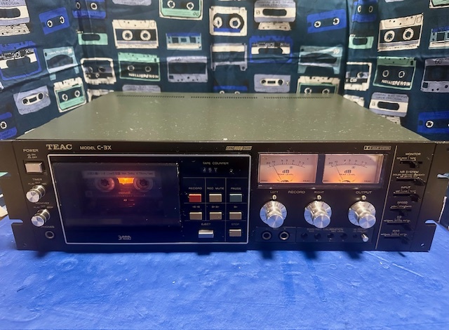  super rare ]TEAC 3 head speed recording reproduction machine C-3X operation best condition beautiful goods japanese manual and, maintenance necessary. Service Manual attached EXCELLENT8