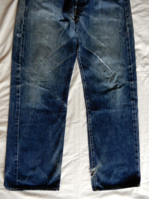 501XX W33 L36 ボタン裏 555 BIG E 赤耳 復刻 Levi's リーバイス MADE IN USA 米国製 ビッグE _画像5