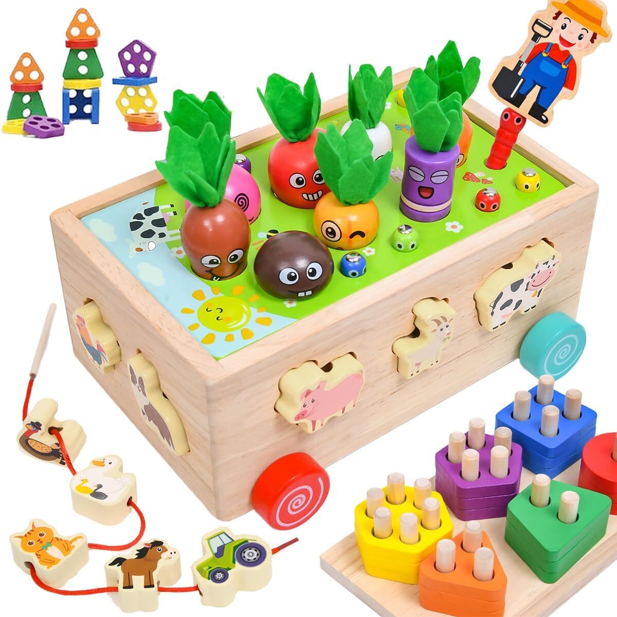  wisdom education toy Bajoy 7in1 monte so-li wooden puzzle type . shape join is . included loading tree . is possible free shipping!