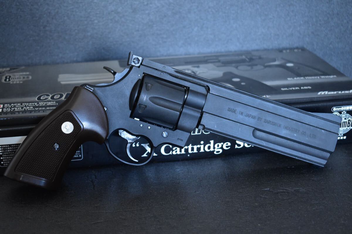  Marushin темно синий -тактный likta-HW X картридж 8mmBB PPC custom 44 Magnum газовый пистолет осмотр tanakamgc круглый питон m19 m29