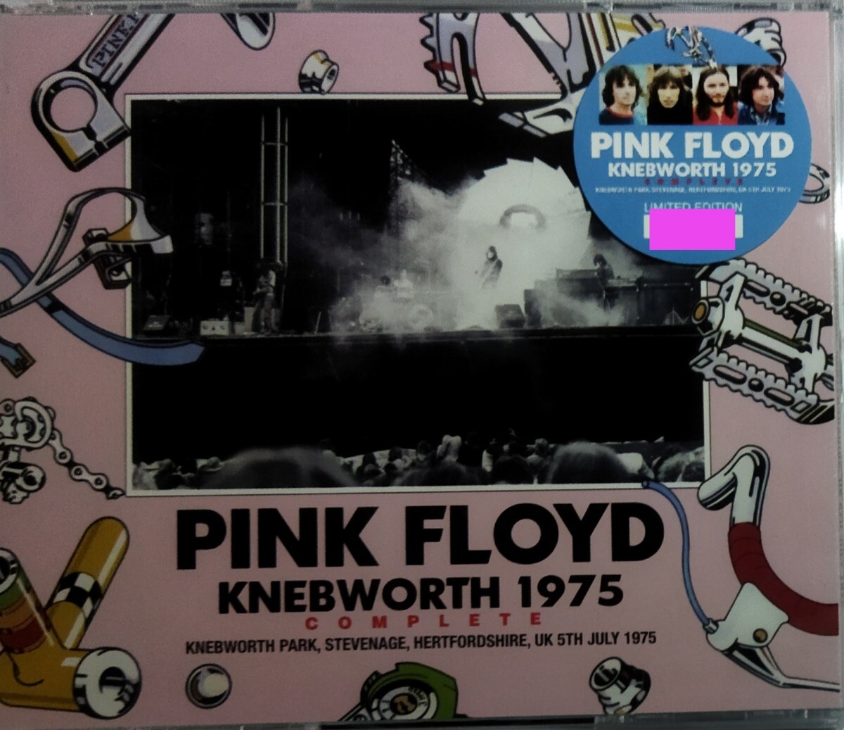 【送料ゼロ】Pink Floyd '75 3枚組 Live Knebworth UK ピンク・フロイドの画像1