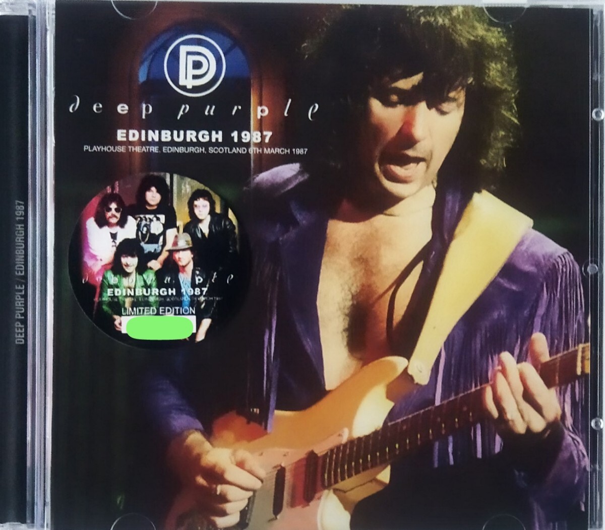 【送料ゼロ】Deep Purple '87 Live Edinburgh Scotland ディープ・パープル Ritchie Blackmore