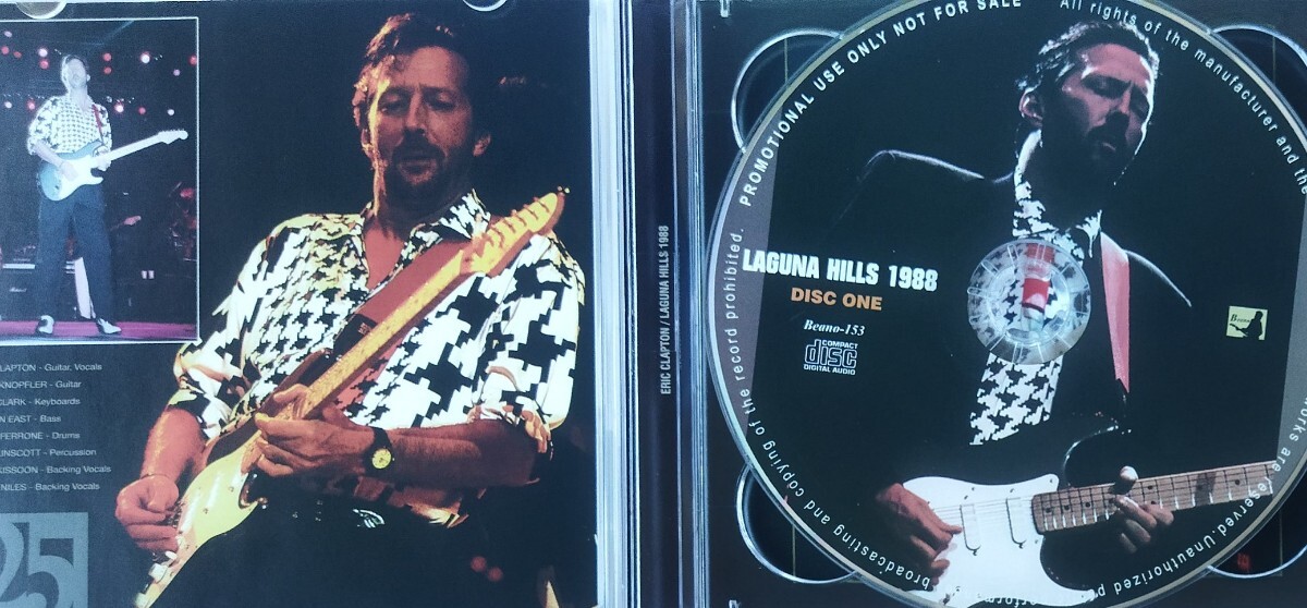 【送料ゼロ】Eric Clapton ’88 Live Laguna Hills USA エリック・クラプトン 